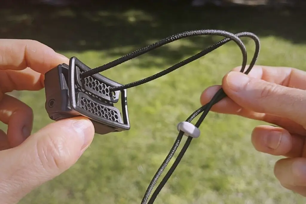 ultralight-headlamp-shockcord-mod - ultralight headlamp shockcord mod - Best Backpacking Gear